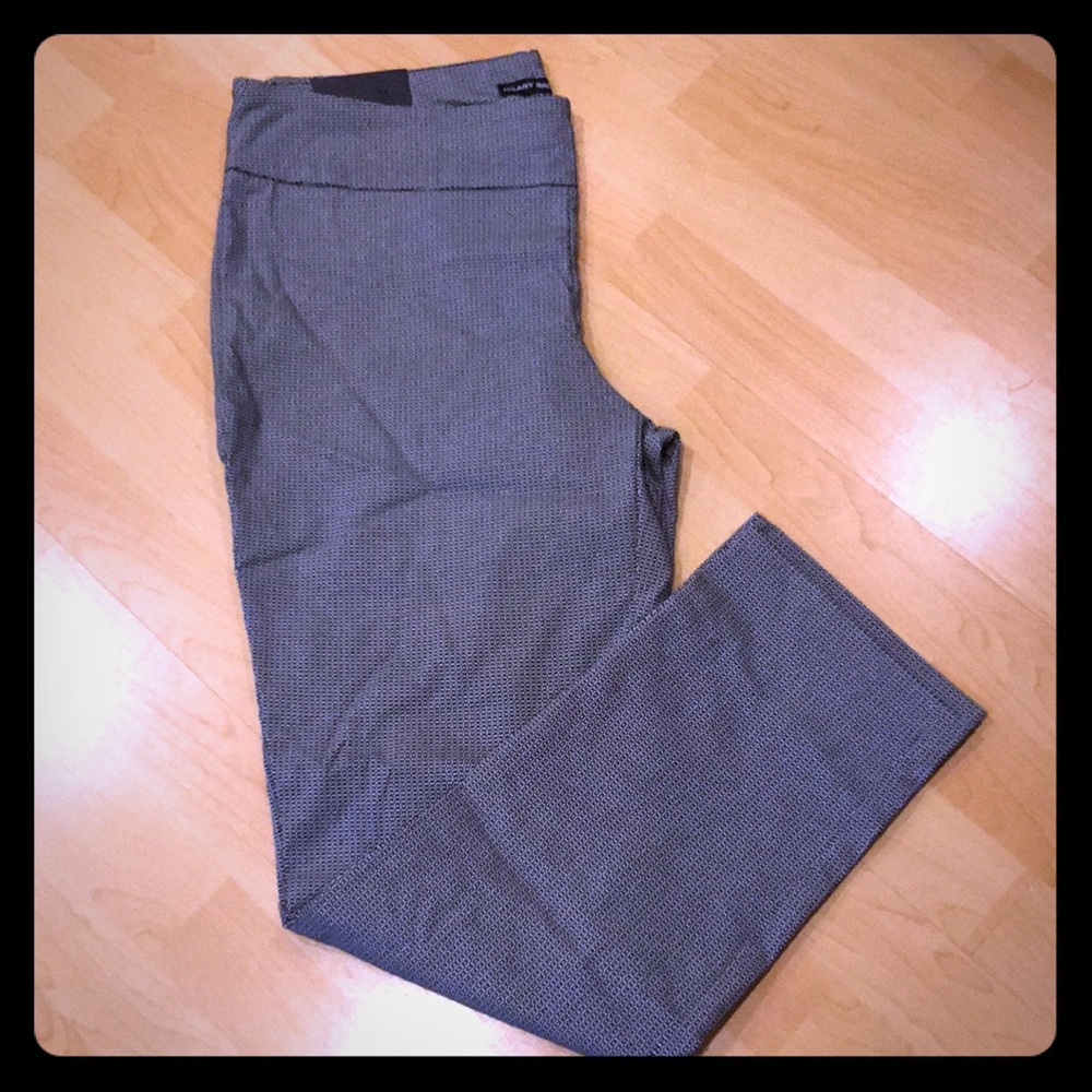 Hillary Radley white and black pants, NWT